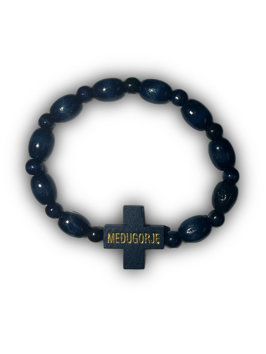 Medjugorje Cross Bead Bracelet