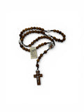 Medjugorje Olive Wood Catholic Rosary with Crucifix